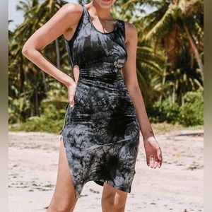CUPSHE | NWT Cut Out Tie Dye Bodycon | Small